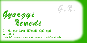 gyorgyi nemedi business card